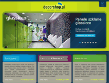 Tablet Screenshot of decorshop.pl